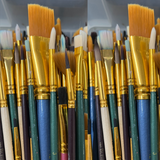 painting course paint brushes